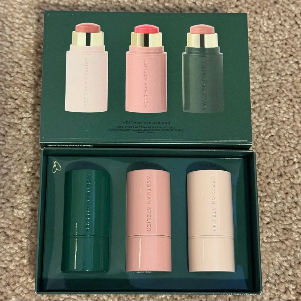 Westman Atelier Limited Edition Mini Baby Cheeks Blush Trio - Picture 1 of 5